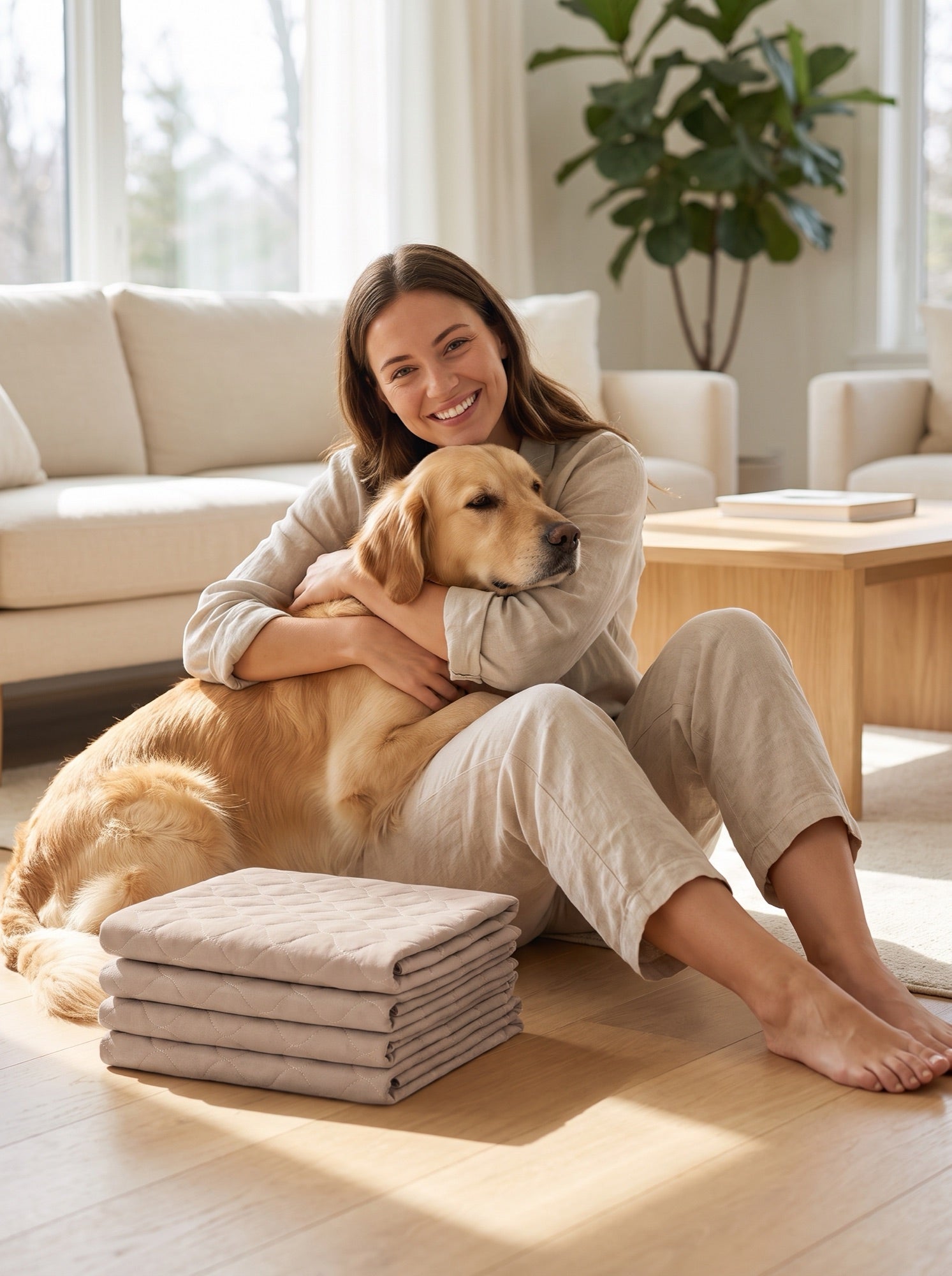 We got tired of buying disposable pee pads by the box